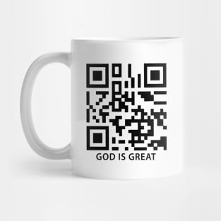 God is Great Qr Code Mug